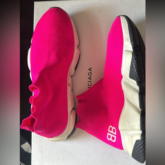 balenciaga pink speed runners size 37 - Picture 3 of 4